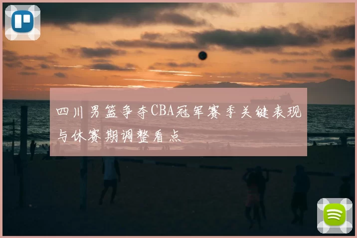 四川男篮争夺CBA冠军赛季关键表现与休赛期调整看点